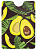 Обложка для проездного билета Тропический авокадо