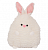 Мягкая игрушка Кокос Белый кролик 35см