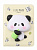 Блокнот со сквишем А5 Панда I Like Panda белый желтый