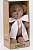 Мягкая игрушка Мишка Аха Шоколад с розовым бантом 33см в коробке 
