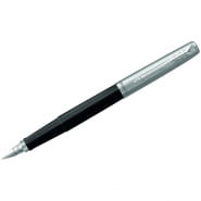 Ручка перьевая PARKER Jotter Black Chrome 0.8мм