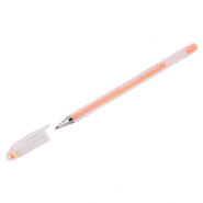 Ручка гелевая CROWN оранжевая Pastel
