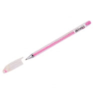 Ручка гелевая CROWN розовая Pastel