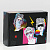 Подарочная коробка двусторонняя Современное искусство 27х21х9см