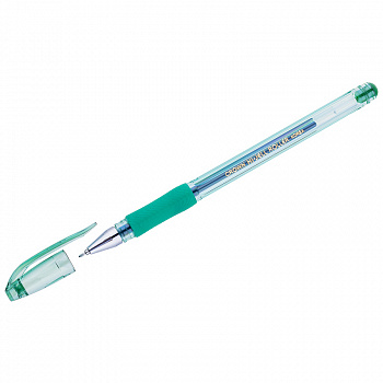 Ручка гелевая CROWN Hi-Jell 0,7мм зеленая