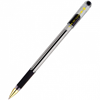 Ручка шариковая 0,7мм MUNHWA MC GOLD черная