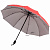 Зонт складной Silvermist красный с серебристым