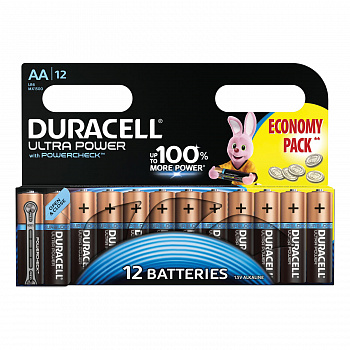 Батарейки DURACELL Ultra Power AA LR6 Alkaline 12шт 1,5 В