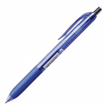 Ручка шариковая автоматическая CROWN Quick Dry 0,5 синяя