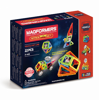 Магнитный конструктор Magformers 22 детали Space Wow Set