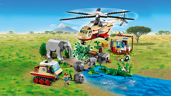 Лего Город Операция по спасению зверей