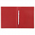 Папка с пластиковым скоросшивателем 0,5мм STAFF красная до 100л