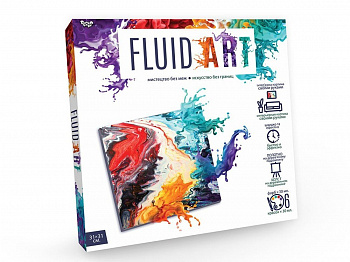 Набор креативного творчества Fluid Art набор №4