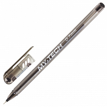 Ручка шариковая масляная PENSAN My-Tech черная 0,7 мм