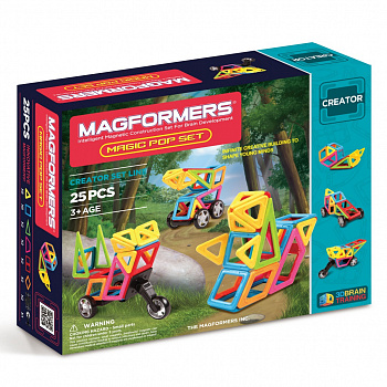 Магнитный конструктор Magformers 25 деталей Magic Pop