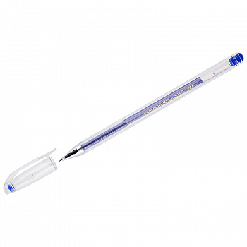 Ручка гелевая CROWN Hi-Jell 0,35 мм синяя