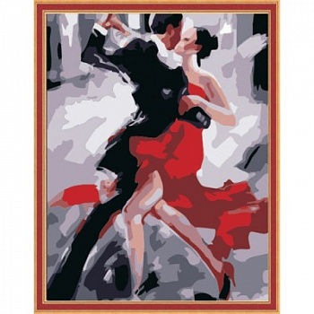 Картина по номерам Menglei 40х50 Танец страсти 