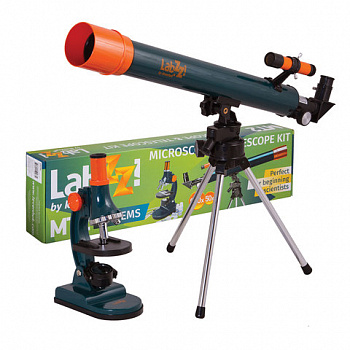 Набор LEVENHUK LabZZ MT2 Микроскоп 75-900крат + телескоп 2окуляра