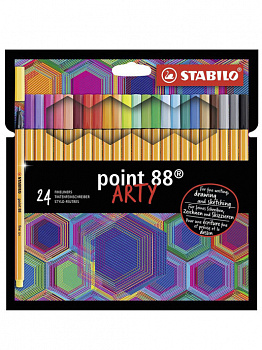 Набор Линеров 24цв Stabilo Point 88 Arty