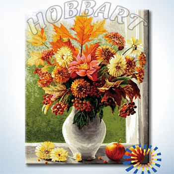Картина по номерам Hobbart 40*50 Осенний букет Lite