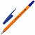 Ручка шариковая BRAUBERG M-500 ORANGE корпус оранжевый 0,7 мм синяя