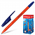 Ручка шариковая Erich Krause R-301 корпус оранжевый синяя 