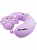 Набор 2в1 Маска для сна и Подушка Милый единорог фиолетовый