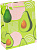 Пакет подарочный 18х23х8см M Спелый авокадо