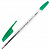 Ручка шариковая BRAUBERG X-333 корпус прозрачный 0,7 зеленая