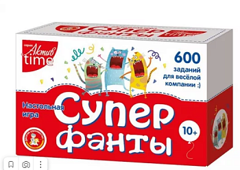 Настольная игра Супер фанты 600 заданий