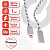 Кабель USB 2.0-Lightning1м SONNEN Premium для iPhone/iPad