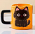 Кружка Black Fuzzy rectangular mug 400 ml