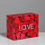 Пакет-коробка Love 23×18×11см