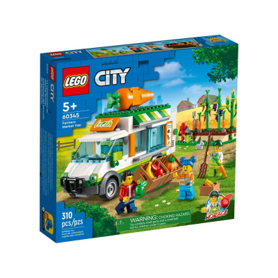 Лего Город Фургон для фермерского рынка