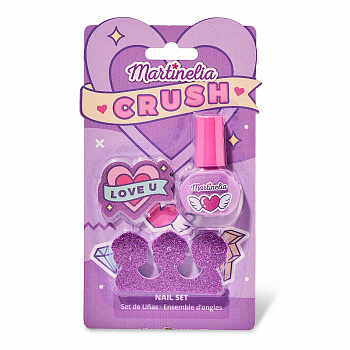 Мини набор для ногтей Martinelia фиолетовый