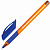 Ручка шариковая масляная BRAUBERG Extra Glide GT Tone Orange с упором синяя 0,7мм