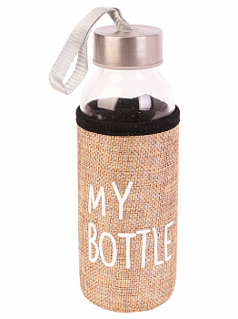 Бутылка для воды в чехле My bottle 300мл бежевый