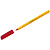 Ручка шариковая Schneider Tops 505 F красная 0,8мм оранжевый корпус