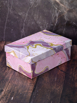 Подарочная коробка Amethyst pink 18*12*7