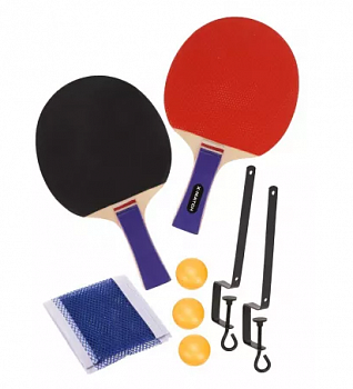Набор для настольного тенниса X-Match ракетки 2шт шарики 3шт сетка + крепл