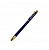 Ручка металлическая синяя со стразами СПБ