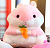 Мягкая игрушка Hamster carrot pink 20см