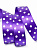 Лента упаковочная Горошек 12ммх22м фиолетовый 