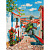 Мозаичная картина на подрамнике 30*40 Улочка в португальском поселке