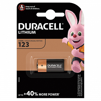 Батарейка DURACELL Ultra CR123 Lithium