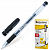 Ручка гелевая BRAUBERG Geller с грипом черная 0,35мм