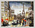 Мозаичная картина на подрамнике 40х50 Городская романтика