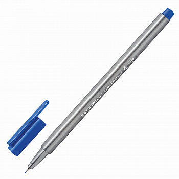 Ручка капиллярная STAEDTLER 0,3мм синий фаянс