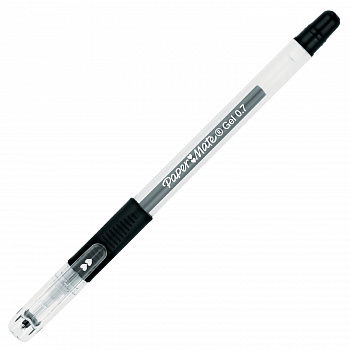 Ручка гелевая PAPER MATE PM 300 корпус прозрачный 0,7 мм черная