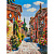 Мозаичная картина на подрамнике 30*40 Испания Улочка средневекового города Ператальяда